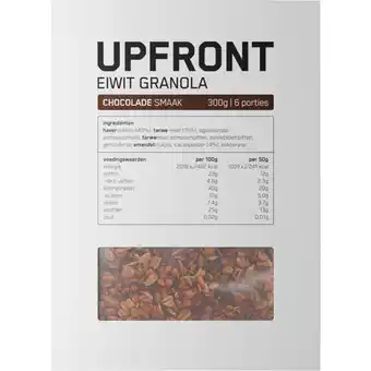 Albert Heijn Upfront Eiwit granola chocolade smaak aanbieding