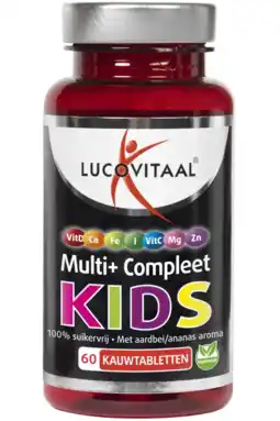 Albert Heijn Lucovitaal Multi+ compleet kids kauwtablet aanbieding