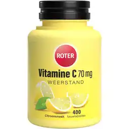 Albert Heijn Roter Vitamine C 70mg citroen kauwtabletten aanbieding