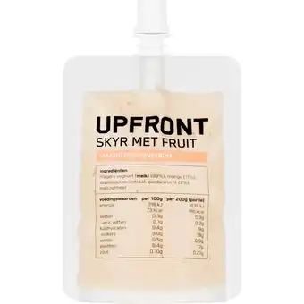 Albert Heijn Upfront Skyr met fruit mango passievrucht aanbieding