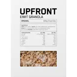 Albert Heijn Upfront Eiwit granola original aanbieding