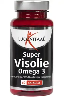 Albert Heijn Lucovitaal Visolie omega 3 capsules aanbieding