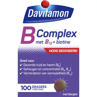 Albert Heijn Davitamon B-complex forte + biergist dragees aanbieding