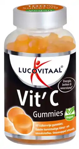 Albert Heijn Lucovitaal Vit' C gummies sinaasappelsmaak aanbieding