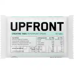Albert Heijn Upfront Creatine tabs pepermunt smaak aanbieding