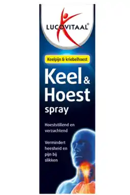 Albert Heijn Lucovitaal Keel & hoest spray aanbieding