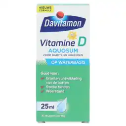 Albert Heijn Davitamon Vitamine D aquosum 0-4 jaar aanbieding
