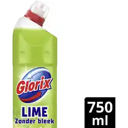 Albert Heijn Glorix Toiletreiniger lime zonder bleek aanbieding