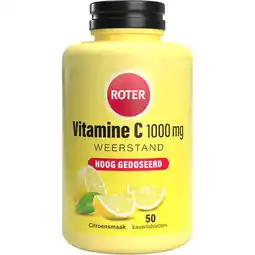 Albert Heijn Roter Vitamine C 1000mg kauwtablet citroen aanbieding