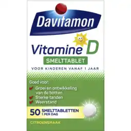 Albert Heijn Davitamon Vitamine D smelttabletten vanaf 1 jaar aanbieding