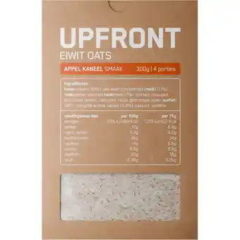 Albert Heijn Upfront Eiwit oats appel kaneel smaak aanbieding