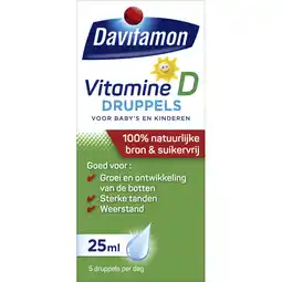Albert Heijn Davitamon Vitamine D druppels baby en kinderen aanbieding