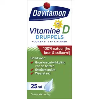 Albert Heijn Davitamon Vitamine D druppels baby en kinderen aanbieding
