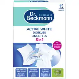 Albert Heijn Dr. Beckmann Active white doekjes aanbieding