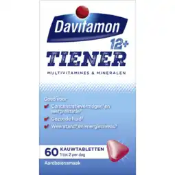 Albert Heijn Davitamon Tiener boost 12+ multivitamine aanbieding