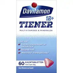 Albert Heijn Davitamon Tiener boost 12+ multivitamine aanbieding