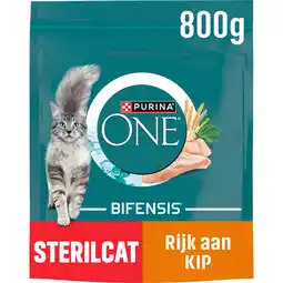 Albert Heijn Purina ONE Sterilcat rijk aan kip aanbieding