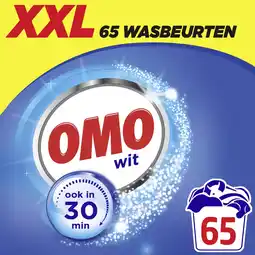 Albert Heijn Omo Poeder wasmiddel wit aanbieding