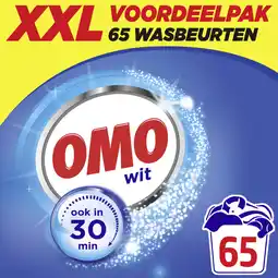 Albert Heijn Omo Poeder wasmiddel wit aanbieding