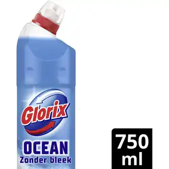 Albert Heijn Glorix Toiletreiniger ocean zonder bleek aanbieding