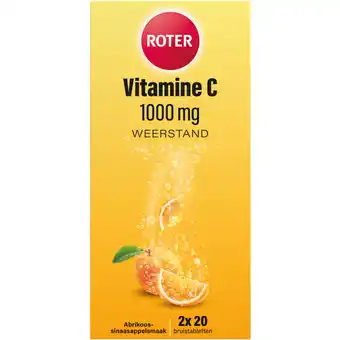 Albert Heijn Roter Vitamine C 1000mg abrikoos bruistablet aanbieding