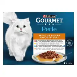 Albert Heijn Gourmet Perle sauce delight rund kip tonijn zalm aanbieding