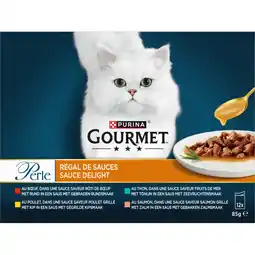Albert Heijn Gourmet Perle sauce delight rund kip tonijn zalm aanbieding