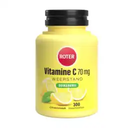Albert Heijn Roter Vitamine C 70mg citroen suikervrij aanbieding