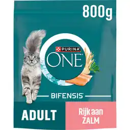 Albert Heijn Purina ONE Adult rijk aan zalm aanbieding