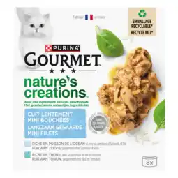 Albert Heijn Gourmet Nature's creations met zeevis & tonijn aanbieding