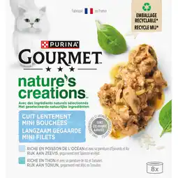Albert Heijn Gourmet Nature's creations met zeevis & tonijn aanbieding