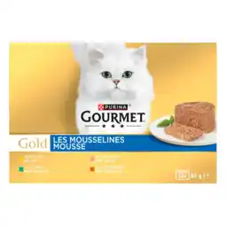 Albert Heijn Gourmet Gold mousse met kip zalm niertjes konijn aanbieding