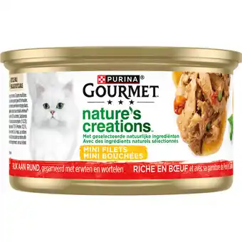 Albert Heijn Gourmet Nature's creations met rund & erwten aanbieding