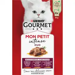 Albert Heijn Gourmet Mon petit intense duo in saus vlees mix aanbieding