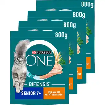 Albert Heijn Purina ONE Senior rijk aan kip aanbieding