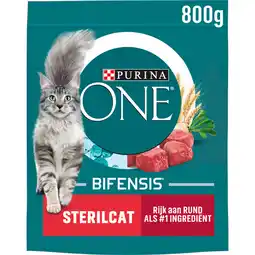 Albert Heijn Purina ONE Sterilcat rijk aan rund aanbieding