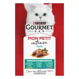 Albert Heijn Gourmet Mon petit intense duo in saus vlees&vis aanbieding