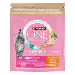 Albert Heijn Purina ONE Junior 1-12 maanden rijk aan kip aanbieding
