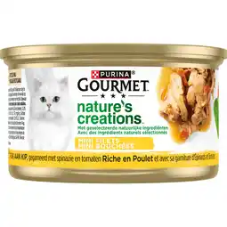 Albert Heijn Gourmet Nature's creations met kip & spinazie aanbieding