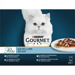 Albert Heijn Gourmet Perle zee duo minifilets in saus aanbieding