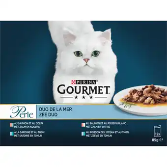 Albert Heijn Gourmet Perle zee duo minifilets in saus aanbieding
