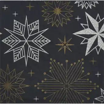 Albert Heijn AH Excellent Servet sneeuwvlok 33x33cm aanbieding