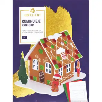 Albert Heijn AH Excellent Koekhuisje van foam aanbieding