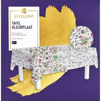Albert Heijn AH Excellent Tafel kleurplaat aanbieding