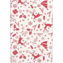 Albert Heijn AH Excellent Tafellaken rode figuurtje aanbieding