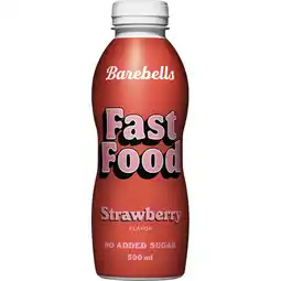 Albert Heijn Barebells Fast food drinkmaaltijd aardbei aanbieding