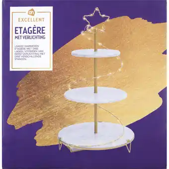 Albert Heijn AH Excellent Etagere met verlichting aanbieding