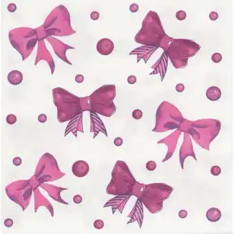 Albert Heijn AH Excellent Servet strikjes 24x24cm aanbieding