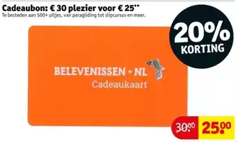 Kruidvat Cadeaubon aanbieding