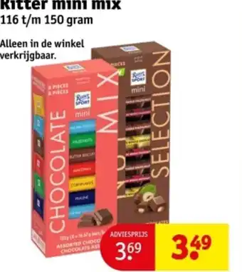 Kruidvat Ritter mini mix aanbieding